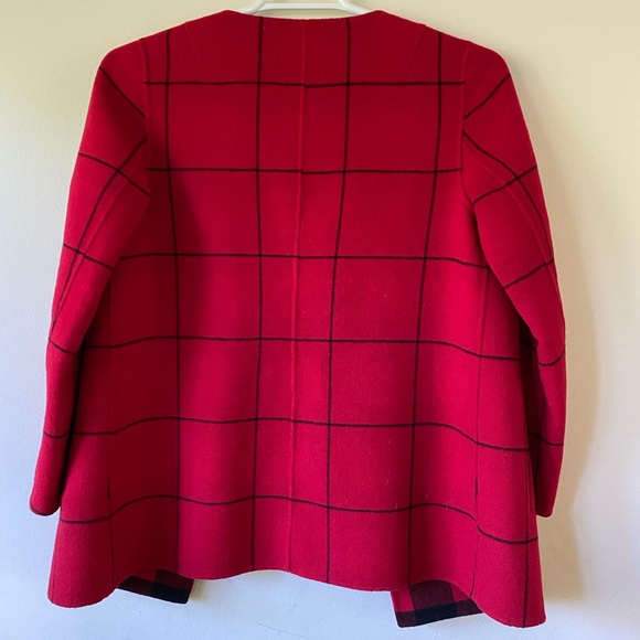 Talbots Windowpane Double face Jacket - Picture 3 of 5